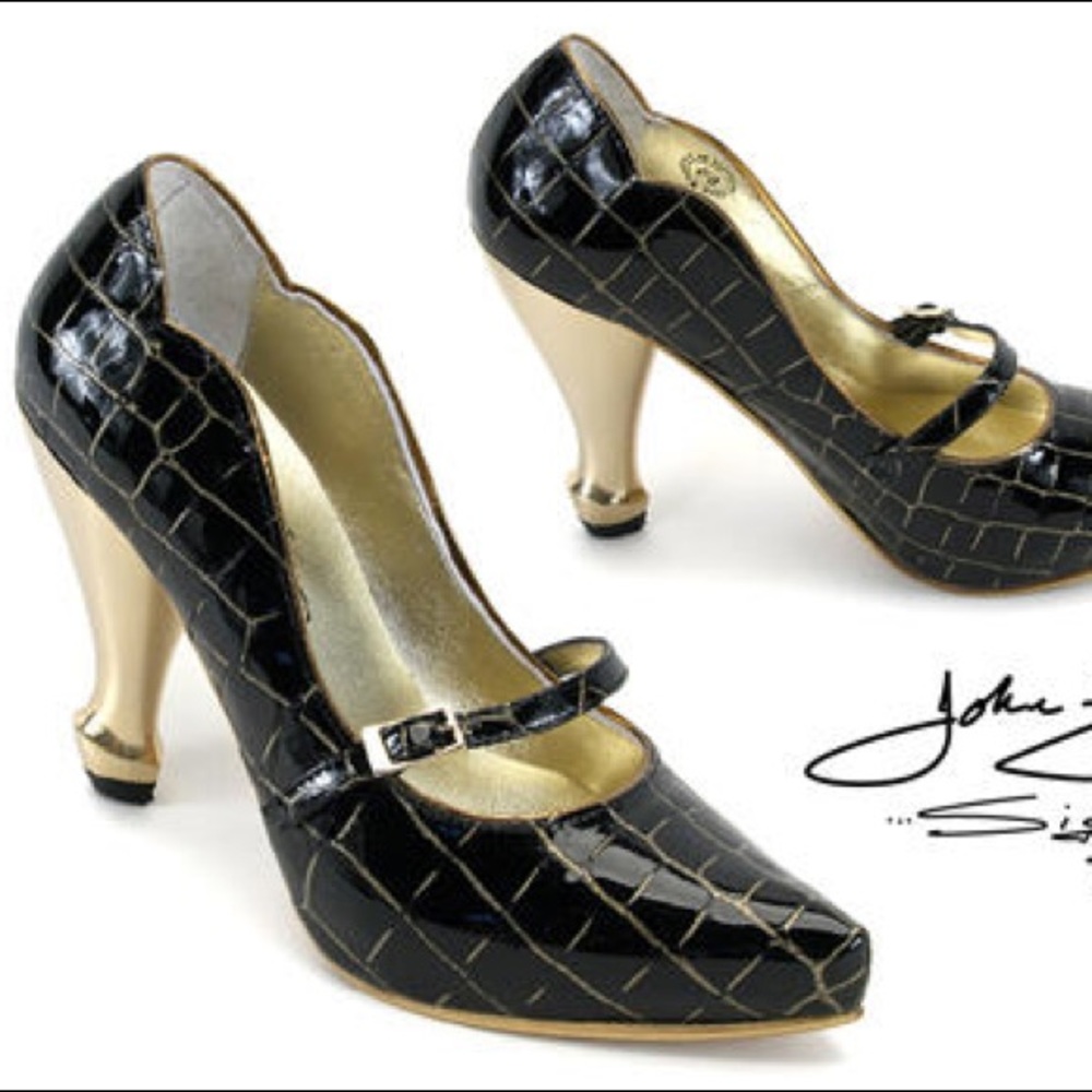 Rare Limited Edition John Fluevog Body Parts Heels